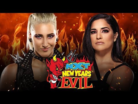 Rhea Ripley Vs Raquel González - Last Woman Standing Match -NXT New Year’s Evil - Highlights.