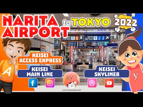 Come arrivare a TOKYO dall’aeroporto NARITA ✈︎ NRT from Narita Airport to Tokyo step by step