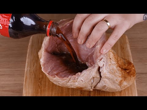 Put the Coke in the meat, I learned this trick at a 5-star restaurant