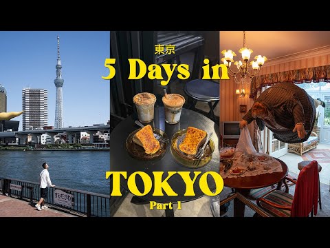 5 days in Tokyo 🇯🇵 東京 (harry potter, aesthetic cafes, shopping haul) | part 1 | japan trip