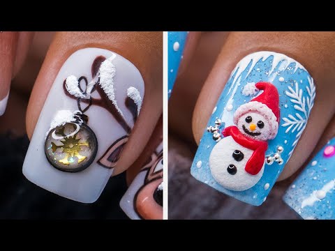 Winter Season Nail Art Tutorial | Amazing Nail Art Decoration