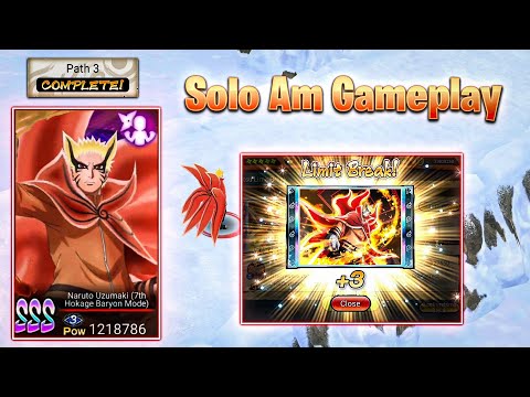 NxB NV : Baryon Mode Naruto Limit Break 3 Solo Attack Mission Gameplay 🔥 Baryon Mode Naruto Lb 3