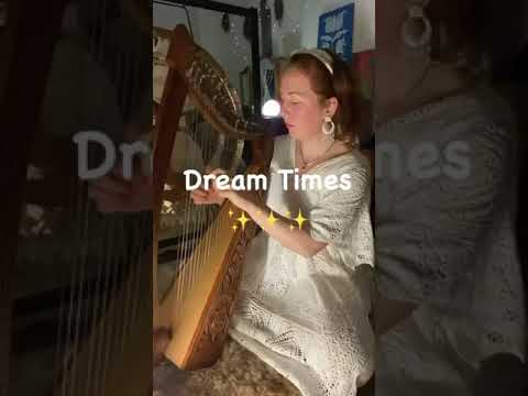 Dream Time ✨✨✨🌔✨✨✨ #harp #angelicmusic #relaxationmusic #soundjourney