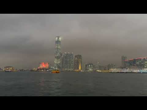 香港 香港島から尖沙咀へスターフェリー🚢でいきます