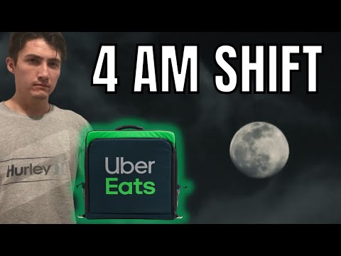 4 AM Uber Eats/DoorDash Morning Shift - How Much Did I Make?