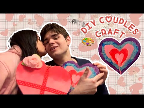 Easy Valentine’s Day Craft | DIY Crafts with my bf