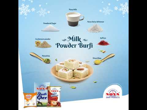 Nova Milk Powder Barfi