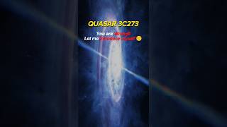 Hottest Core of the Quasar 3C273 😈😎#universe #science #earthplanet #nasa #shorts