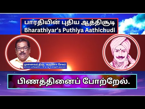 பிணத்தினைப் போற்றேல், பாரதியின் புதிய ஆத்திசூடி 67, Bharathiyin Puthiya Aathichudi , கருணா சேகர்