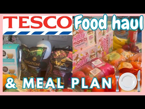 TESCO FOOD HAUL & MEAL PLAN | GROCERY HAUL UK