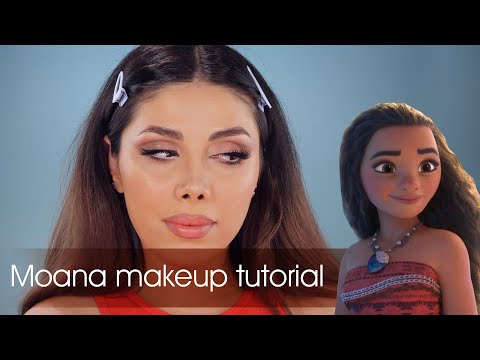 Moana Makeup tutorial- Disney makeup (Disney princess Moana)