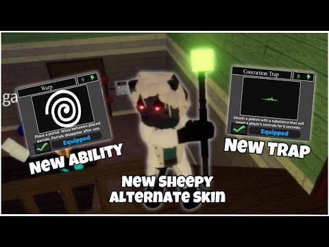 The New Sheepy Alternate Skin, New Trap, And New Ability In Roblox Piggy!