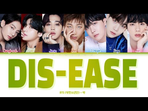 BTS (방탄소년단) - 병 (Dis-ease) Color Coded Lyrics [Han/Rom/Eng/가사]