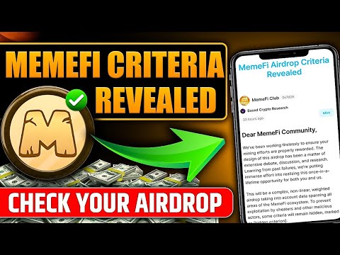 Memefi Airdrop Final Criteria 🪂 | Memefi Airdrop Withdrawal 📌