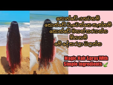 How To Grow Hair Fast/ Magical Hair Spray /How To Get Long And Thicker Hair Naturally