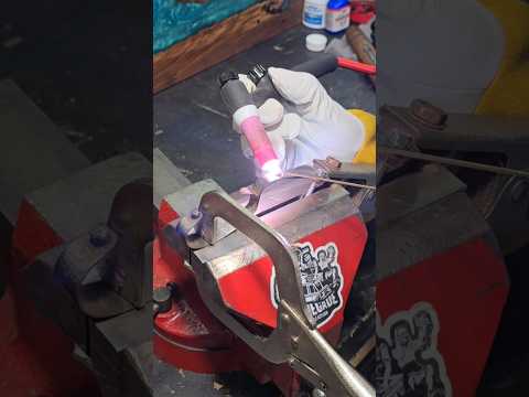 tig brazing a vintage trigger guard back together