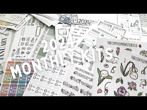 2024 Birth Month Flowers Collection | Hobonichi Weeks, Hobonichi Cousin, Regular, + Add-Ons