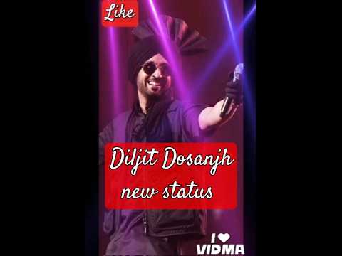 Diljit Dosanjh new status #viral video #trending #songs