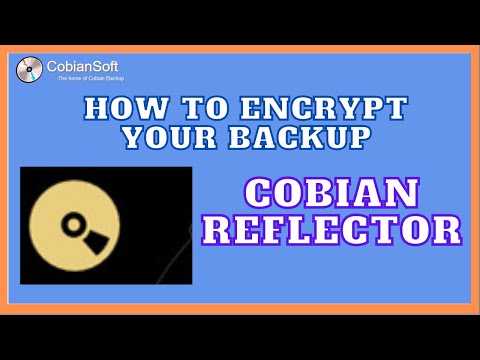 How to encrypt backups with Cobian Reflector