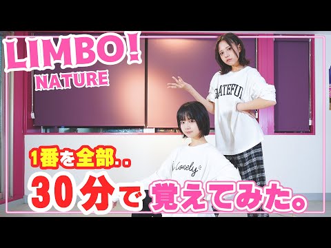 【踊ってみた】NATURE / LIMBO! 30分で覚えて1番全部踊ってみた！