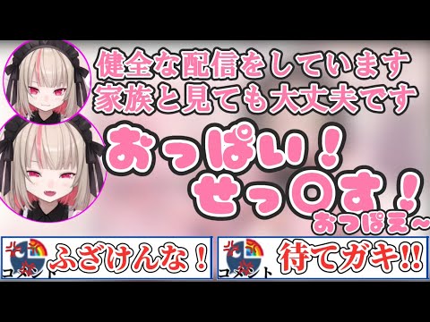 【イヤホン推奨】りりむの配信は 『リビングで大音量で家族と一緒に観れます』【魔界ノりりむ/にじさんじ切り抜き】