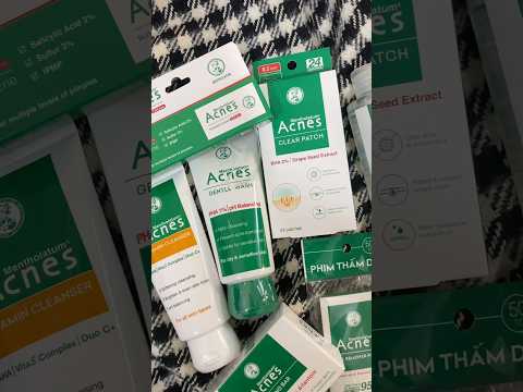 Acnes cho da mụn nhạy cảm mà túi học sinh sinh viên nè #acnes #damun #skincare