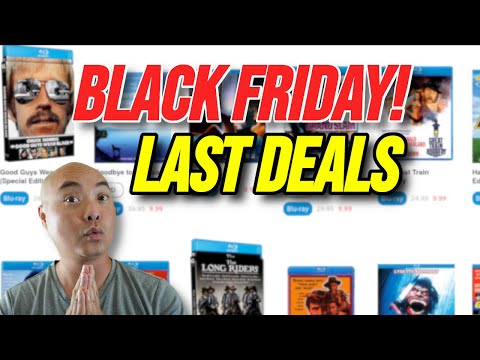 FINAL Black Friday Blu Ray and 4K Deals!🤯