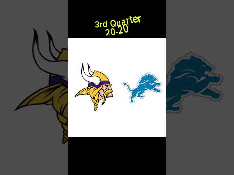 NFL Sunday Night Football Predictions Week 18 #trending #nfl #vikings #lions #sundaynightfootball