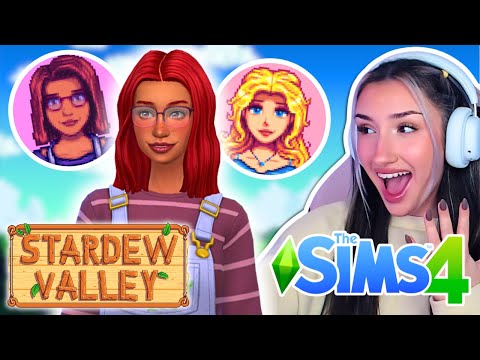 Making the Stardew Valley Bachelorettes in The Sims 4