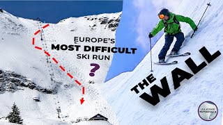 THE SWISS WALL: World's Hardest Ski Run??? (Chavanette - Mur Suisse)