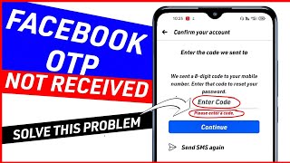 facebook otp not received fb verification problem | Facebook 6 digit code not received | tips km