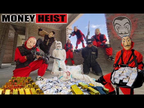 PARKOUR VS MONEY HEIST: Money Heist Break Into Police Station, Take Revenge & Steal Money | Epic POV