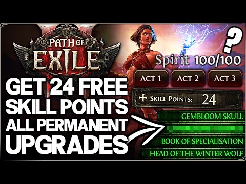 Path of Exile 2 - Get +24 Free Skill Points & 100 Spirit NOW - ALL Secret Permanent Upgrades Guide!