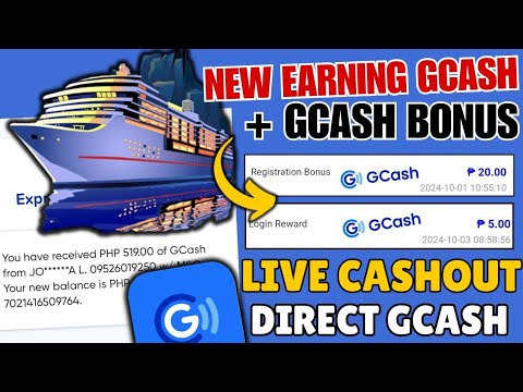 NEW EARNING GCASH 2024|KUMITA AKO NG ₱519 GCASH W/DAILY BONUS ₱5 PESOS||MAKE MONEY ONLINE#earngcash