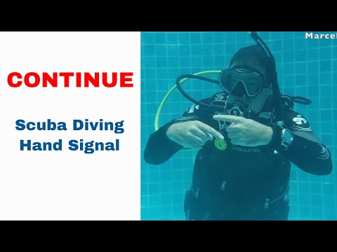 Continue Sign - Scuba Diving Hand Signal