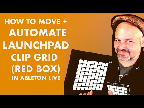 How to automate the Launchpad Clip Matrix in Ableton Live - Max for Live - Red Box Automation