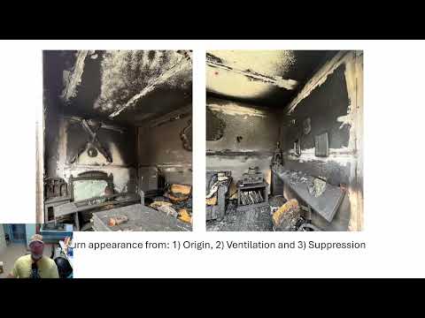 How to use clean burn and coloration from fires during fire investigation:  Part 4 of fire forensics