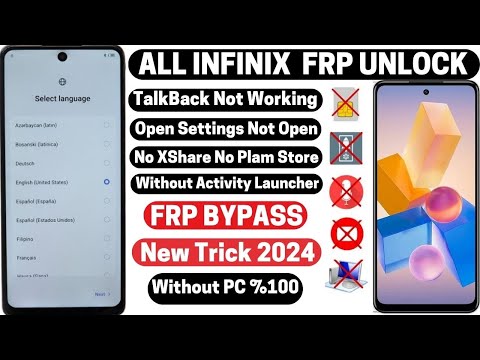 All Infinix Frp Bypass Latest Security 2024 [ No Activity Launcher / No X-Share ]  Android 11/12/13