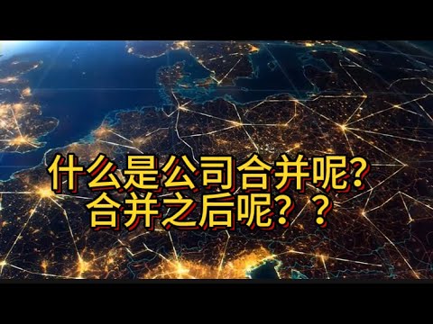 什么是公司合并呢？合并之后呢？？