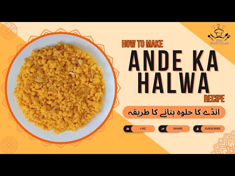 Today's Winter Special Ande Ka halwa (Egg dessert) recipe by What Shall I Cook