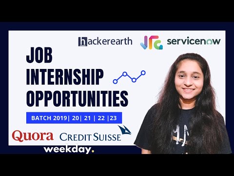 Jobs and Internship Opportunities | Batch 2019 | 20 | 21 | 22 | 23 | Apply Now