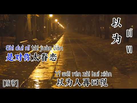 Dĩ vi (Ngỡ) || 以为 [Quang Hà] Karaoke Pinyin