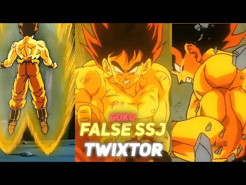 False SSJ goku twixtor clips for edit 4k