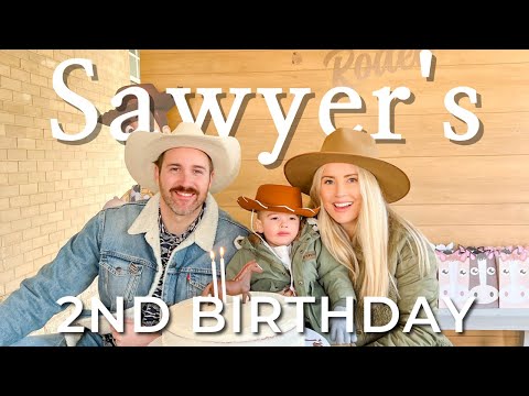 Sawyer's 2nd Birthday Celebration | Cowboy Roundup Theme