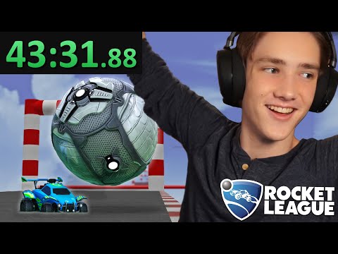 How I beat the hardest dribbling course in Rocket League...