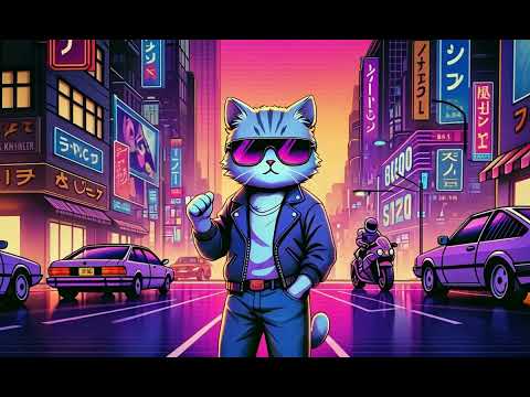 Shamisen 三味線【The Cat's 80s Rebel Stroll】Background Music for Studying or Work