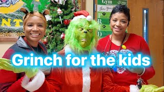 Temu Grinch costume for the kids