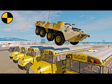 APC BTR-80 vs Everything 😱 BeamNG.Drive