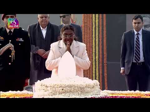 President Droupadi Murmu pays tribute to  Atal Bihari Vajpayee on his Birth Anniversary