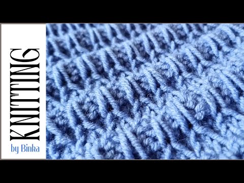 [Bulgarian] How to knit an original simple stitch for beginners. Нова плетка за начинаещи.